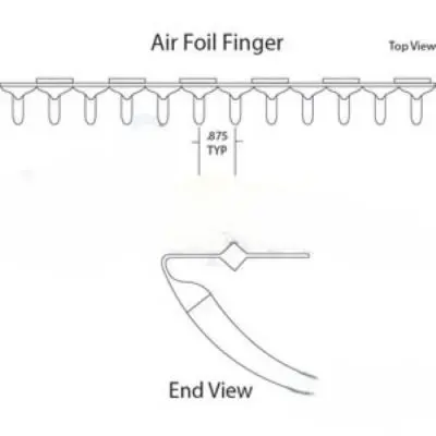 Top Adjustable Air Foil Chaffer