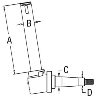 Spindle 70270038H (LH/RH)