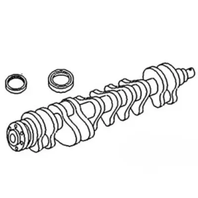 Crankshaft with Rope Seal