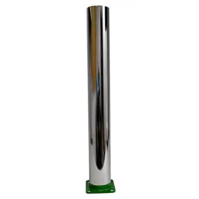 John Deere B, 50, 520, 530 Chrome Straight Stack