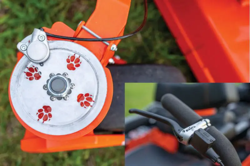 Badboy Front Caster Brakes