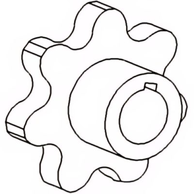 Clean Grain Elevator Sprocket