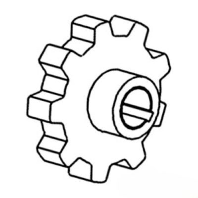 Clean Grain Elevator Sprocket