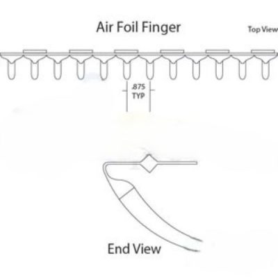 Top Adjustable Air Foil Chaffer