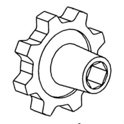 Return Grain Elevator Sprocket