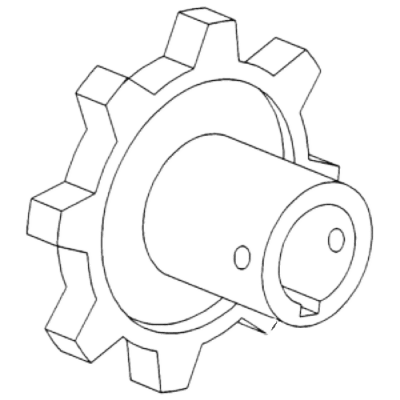 Lower Clean Grain Auger Sprocket