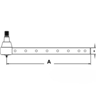 Outer Tie Rod 8 Cross Holes