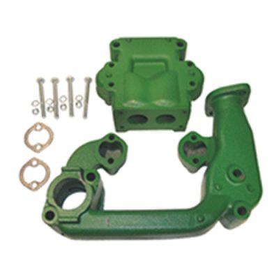 John Deere 520, 530 2 piece Intake & Exhaust