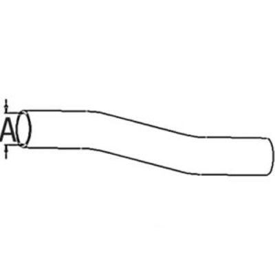 Allis Chalmers Diesel D17 & D19 Upper Radiator Hose