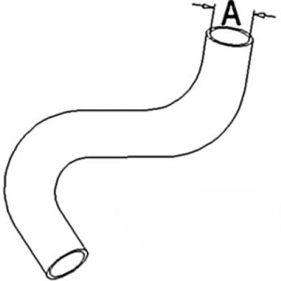 Allis Chalmers 170 & 175 Diesel Lower Radiator Hose
