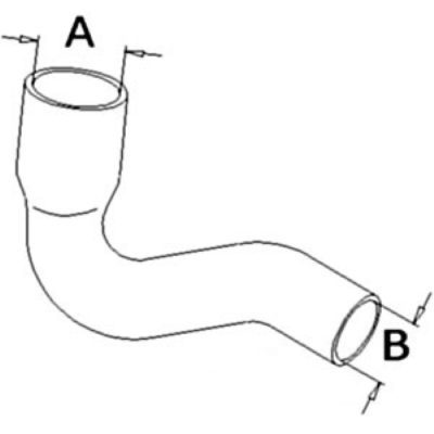 Allis Chalmers 200 Lower Radiator Hose