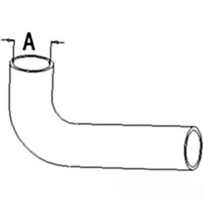 Case Upper Radiator Hose