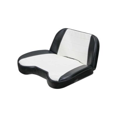 AC D17 Pleated Seat Assembly, B&W Vinyl - Original