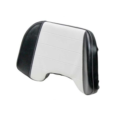 AC D17 Pleated Backrest Cushion, B&W Vinyl - Original