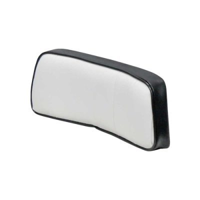 IH 806 Pleated Small Backrest Cushion, B&W Vinyl - Original