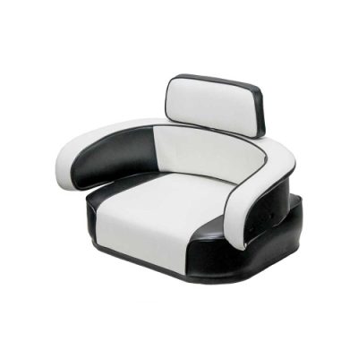 IH Black & White Vinyl Pleated Seat Kit