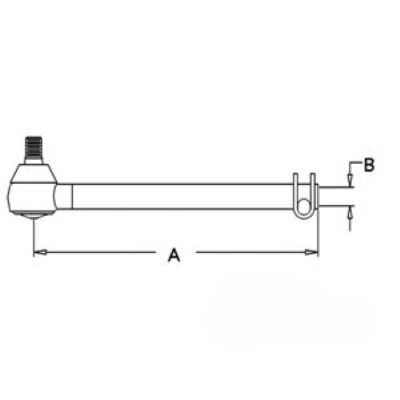 MF Inner Tie Rod Tube