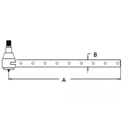 Long Tie Rod- 9 Cross Holes