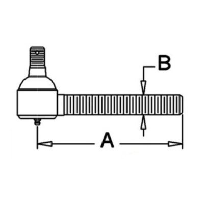 Tie Rod End - Oliver 550