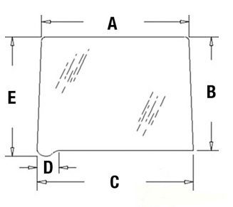 Rear Quarter Glass Right/ Left Hand