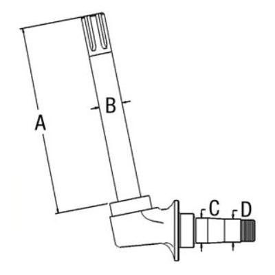 Spindle 11B23156H (LH/RH)