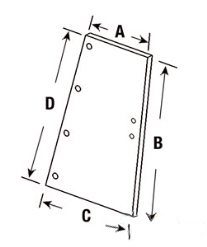 Rear Quarter Glass Right/ Left Hand