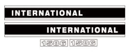 1586 Hood Decal
