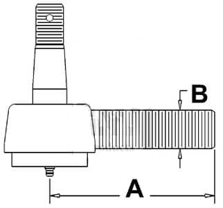 Short Tie Rod Right Hand Thread