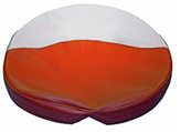 ORANGE & WHITE SEAT CUSHION