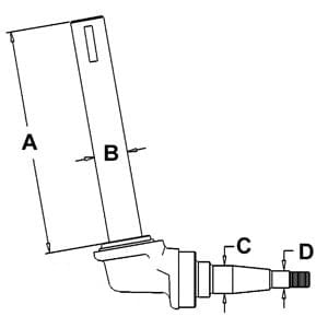 Spindle 383910RH (LH)