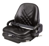 Premium Black Integrated Suspension Seat