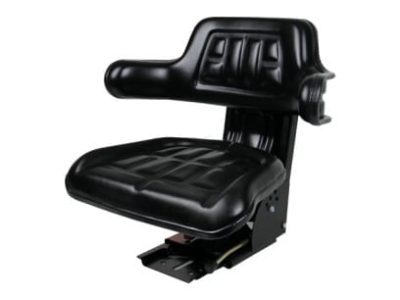 Universal Black Tractor Seat with Adjustable Suspension
