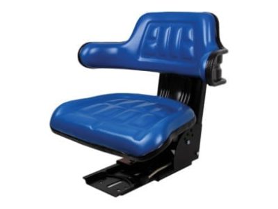Universal Blue Tractor Seat with Adjustable Suspension