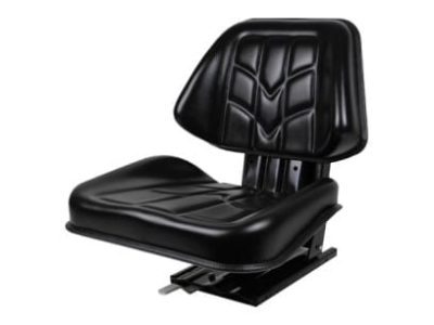 Universal Black Seat with Adjustable Suspension