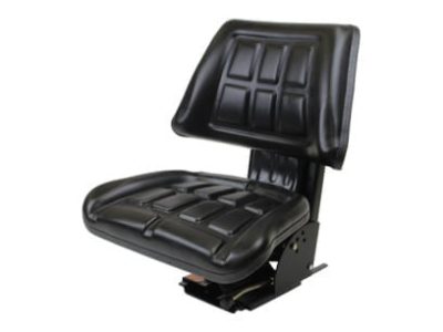Trapezoid Seat with adj. Suspension, Black