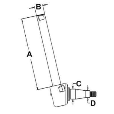 Spindle 553312 (LH/RH)