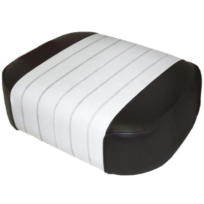 IH 340 Deluxe Utility Pleated Seat Cushion, B&W Vinyl - Original