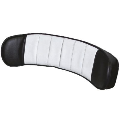 IH 340 Deluxe Utility Pleated Backrest Cushion, B&W Vinyl - Original