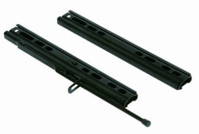 Black Adjustable Seat Slides