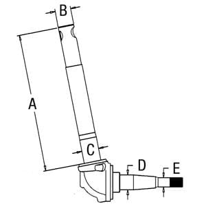 Spindle 957E3106H (LH)