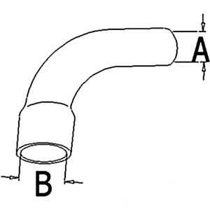 Case 970, 1070 Lower Radiator Hose