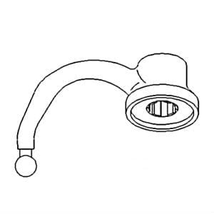 Left Hand Steering Arm with Balls