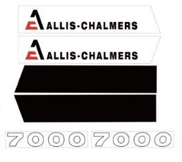 7000 BLACK CHASSIS PANEL DECALS