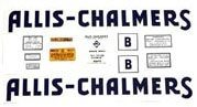 AC B DECAL BLUE LETTERS
