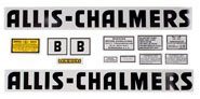 AC B BLACK DECAL SET