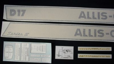 D17 SERIES IV GAS VINYL DECALS