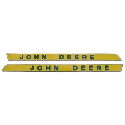 John Deere Raised Side Emblem Set