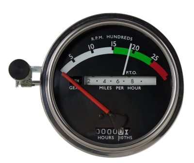 JD Syncro Range Red Needle Tachometer