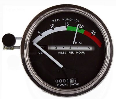 JD White Needle Syncro Tachometer