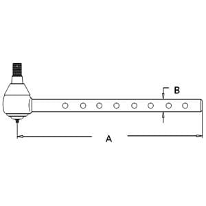 Long Tie Rod 8 Cross Holes